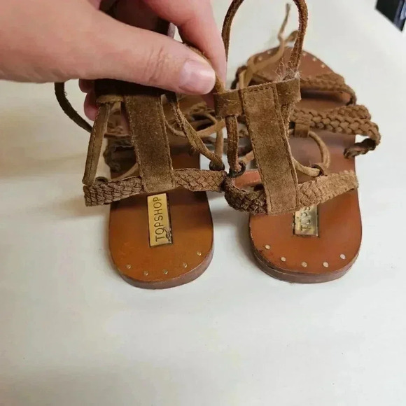 TOPSHOP FAREWELL GLADIATOR SANDALS - Picture 7 of 10